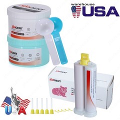 Putty PVS VPS Impression Material Base Normal Set 2*400g /Light 2*25ml Cartridge