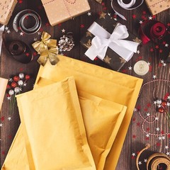 Yens® 500 #000 4×8 Kraft Bubble Padded Envelopes Mailers Inner 4 X 7