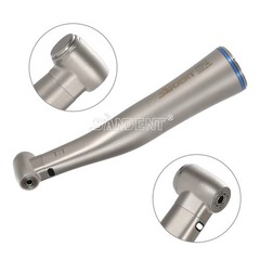 Dental 1:1 Fiber Optic LED Contra Angle Handpiece 4 Spray Push Button fit NSK po
