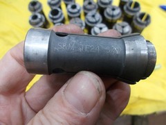 25 pc LOT of SOUTHWICK & MEISTER USA TF24 CNC COLLETS