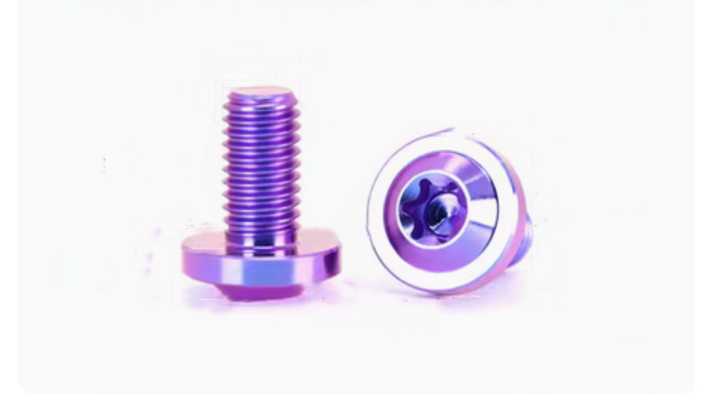 Titanium PVD Color Torx Soket Flying Saucer Head Screws M5 M6 M8 M10