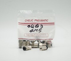 CHELIC SQG3 4M5 Ø04-M5 BSPT Female push to connector Fitting (10 PCS PER BAG)