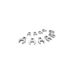 Craftsman 3/8 In 12-Point Metric Crowfoot Open-End Wrench Set, 10Pc