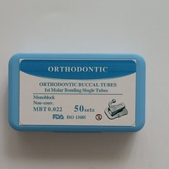Dental Orthodontic Bondable Buccal Tubes MBT ROTH 022 1st 2nd Molar Non-conv