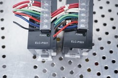 (Qty 2) Eaton ELC-PS01-1 Power Supply Input 100-240VAC 50/60Hz Output 24VDC 1A