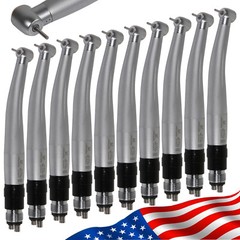 10 Pcs NSK Style Dental High Speed Turbine Handpiece+4 Hole Quick Coupling YBNK4
