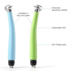 USA Dental LED E-generator High Speed Handpiece 3 Way Spray Push Button 2/4Holes