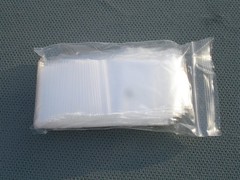 100 Count Uline 2 Mil. 2″ X 3″ Resealable Clear Poly Plastic Bag, PN S-1291