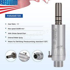 Dental Slow Low Speed Handpiece Autochuck Contra Angle Air Motor NSK Style 2/4H