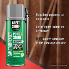 GREAT STUFF Pond and Stone 12-oz Smart dispenser Indoor/Outdoor Spray Foam