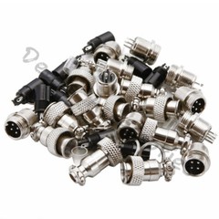 GX16/GX20/GX12 Aviation Plug Male&Female Wire Panel Metal Connector 2/3/4/5/6Pin