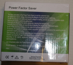 Power Factor Savor plug ins 8- Pack Lot of 2 NEW Electricity Saving Plug