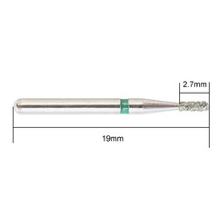 Dental Burs Diamond Pear 830/010C Coarse Grit FG High Speed Bur Friction Grip