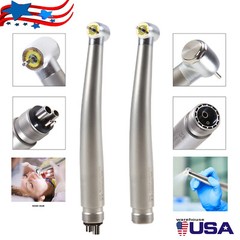 ASkeadnt Dental E-generator Shadowless Ring LED High Speed Handpiece 2/4Hole USA