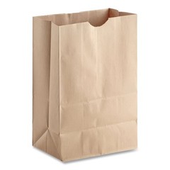 General SK1652 12 x 7 x 17 1/6 BBL Grocery Paper Bags – Kraft (500/Bndl) New