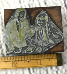 Vintage Wood Printers Block Letterpress Stamp Lot Dental Lab Teeth Cartoon