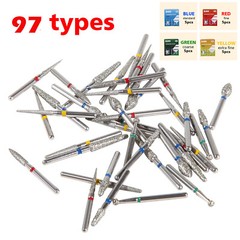SANDENT Dental Diamond Burs FG 1.6mm for High Speed Handpiece 5Pcs/pack Drills
