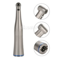 Dental 1:1 Fiber Optic LED Contra Angle Handpiece 4 Spray Push Button fit NSK fo