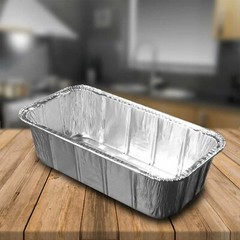 Disposable Aluminum Foil 1 Lb Loaf Pan 6 x 3.5 x 2″ 100% Recyclable