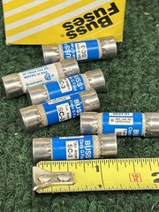 6 Pieces of Bussmann SC-3 General Purpose Buss Class G Fuses New and Tested