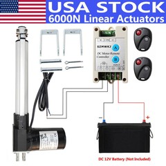 DC 12V 6000N Linear Actuator Electric Motor Controller Kit Auto Lift Door Opener