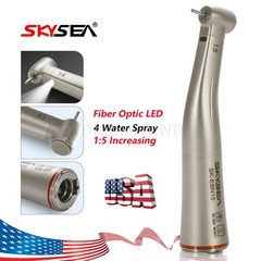 Dental Electric Highspeed Handpiece 1:5 Fiber Optic Contra Angle E-Type SK