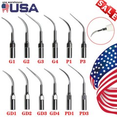 5x Dental Ultrasonic Piezo Scaler Tips fit EMS WOODPECKER DTE SATELEC STK