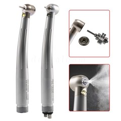 Dental LED E-generator Fiber Optic High Speed Handpiece 2 4Hole Fit FG1.6mm Burs