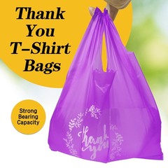 Thank You T-Shirt Bags Plastic Grocery Bag Bulk Shopping Bags Restaurant Bag …