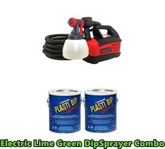 Plasti Dip Spray 2 Gallon Electric Lime Green DYC G-Force DipSpayer