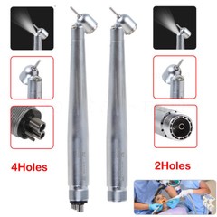Dental NSK style LED 45° Degree Fiber Optic High Speed Handpiece E-generator 2/4