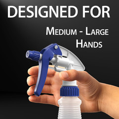 Leakproof 5-Pack Heavy-Duty Chemical Resistant Nozzle Spray Heads Industrial and