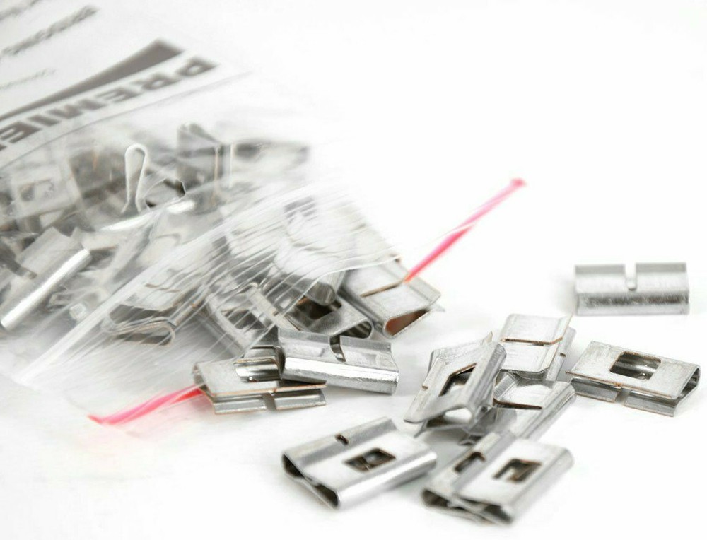 100/PK Premier SA1-SS-100 Bridging Clips Stainless Steel – YES 1 Pack of 100 Per