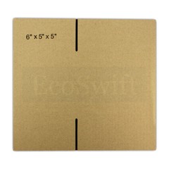 1-200 6x5x5 “EcoSwift” Cardboard Packing Mailing Shipping Corrugated Box Cartons