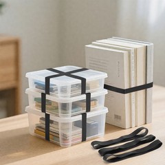 30PCS Large Rubber Bands Heavy Duty Size #107 Black Elastic Long Rubber Bands