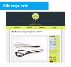 eBay template HTML mobile optimized eBay template responsive modern + editor