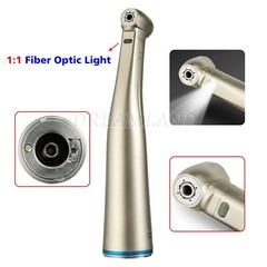 Dental 1:5 1:1 4:1 contra-angle handpiece light LED fiber optic Inner water