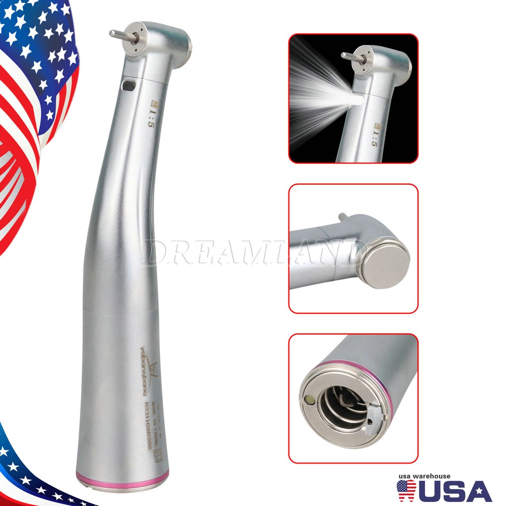 Dental Brushless LED Electric Micro Motor 1:5/1:1 Increasing Handpiece DL