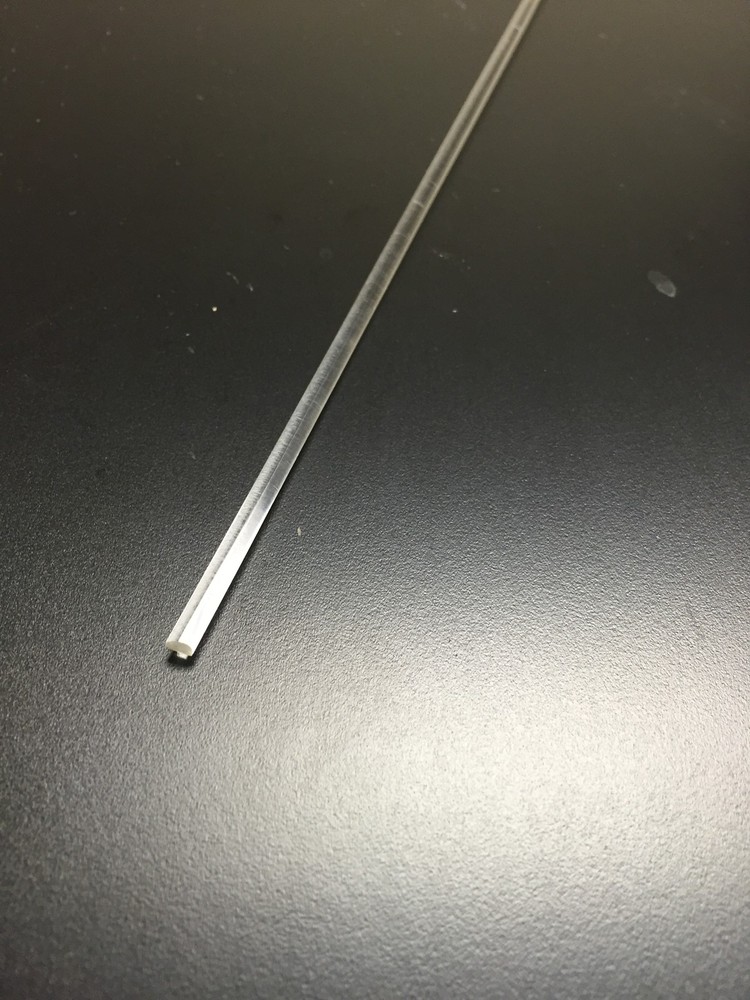 (12 pcs) 1/8” dia (.125) 36” long clear acrylic plexiglass rod lucite