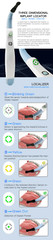 Dental Wireless Implant Sensor 3D Smart Detector Spotting 3Sensor 270℃ Rotating