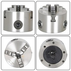3 Jaw Lathe Chuck Manual Chuck 3″ Self-centering Lathe Drilling Part K11-80 80mm