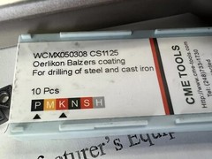U drill 5D 1-1/4”x6-1/4”x9.5” 1-1/4” X-long, Extra 10pcs inserts #UD5-114