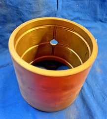 BRONZE BUSHING WITH OIL GROOVES O.D. 4-1/2″ I.D. 3-7/8″ 101332, HOLE 5/8″ DIA.