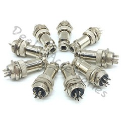 GX16/GX20/GX12 Aviation Plug Male&Female Wire Panel Metal Connector 2/3/4/5/6Pin