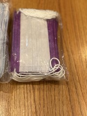 Lot of Disposable Masks Blue Pink Purple Face Masks Medical Earloop