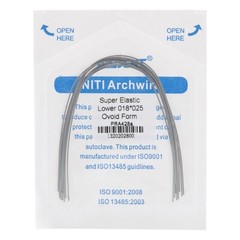 AZDENT Dental Orthodontic Super Elastic Niti Arch Wires Rectangular Ovoid/Nature