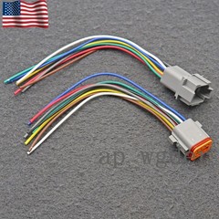 For 16 AWG Assembled Deutsch DT 8 Pin waterproof connector 6″ wire kit