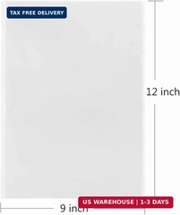 200 Clear Poly Cello Bags with Twist Ties 9” x 12” (22.9 x 30.5cm) – 1.4 Mil E