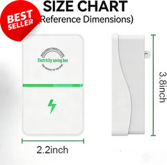 2026 Power Box Saver Energy Saving Device Household Office Plug In 2pk