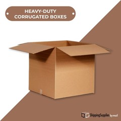 12 1/2 x 12 1/2 x 6″ Multi-Depth Corrugated Boxes, Brown 25/Bundle ECT-32